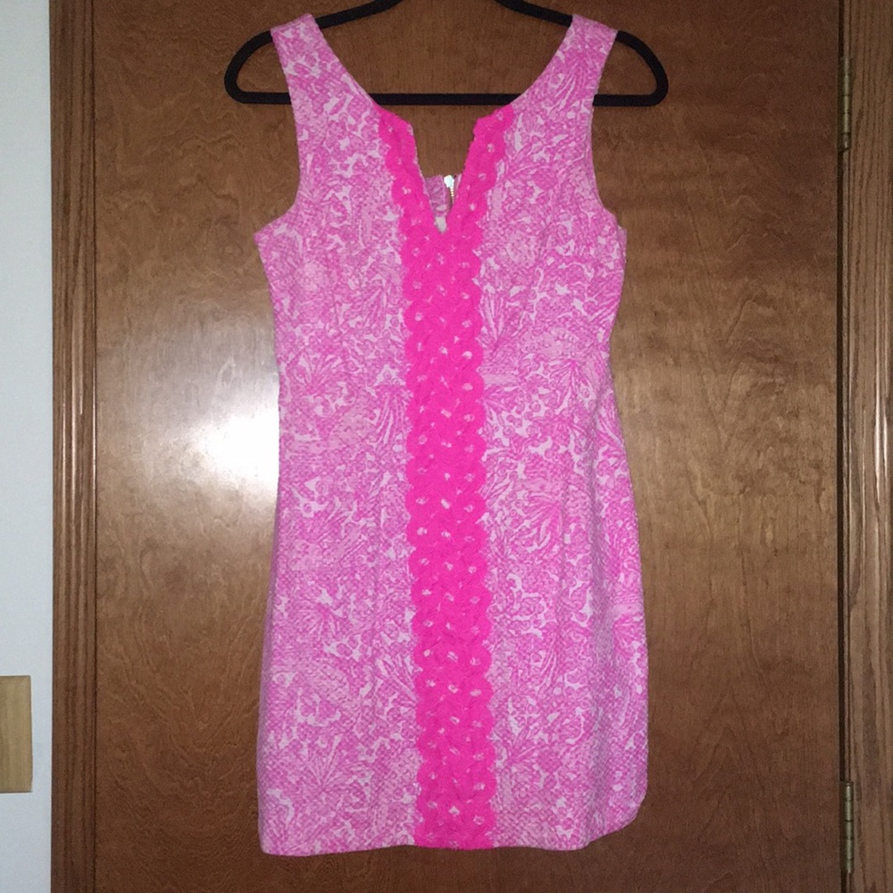 Lilly Pulitzer see you later pink dress